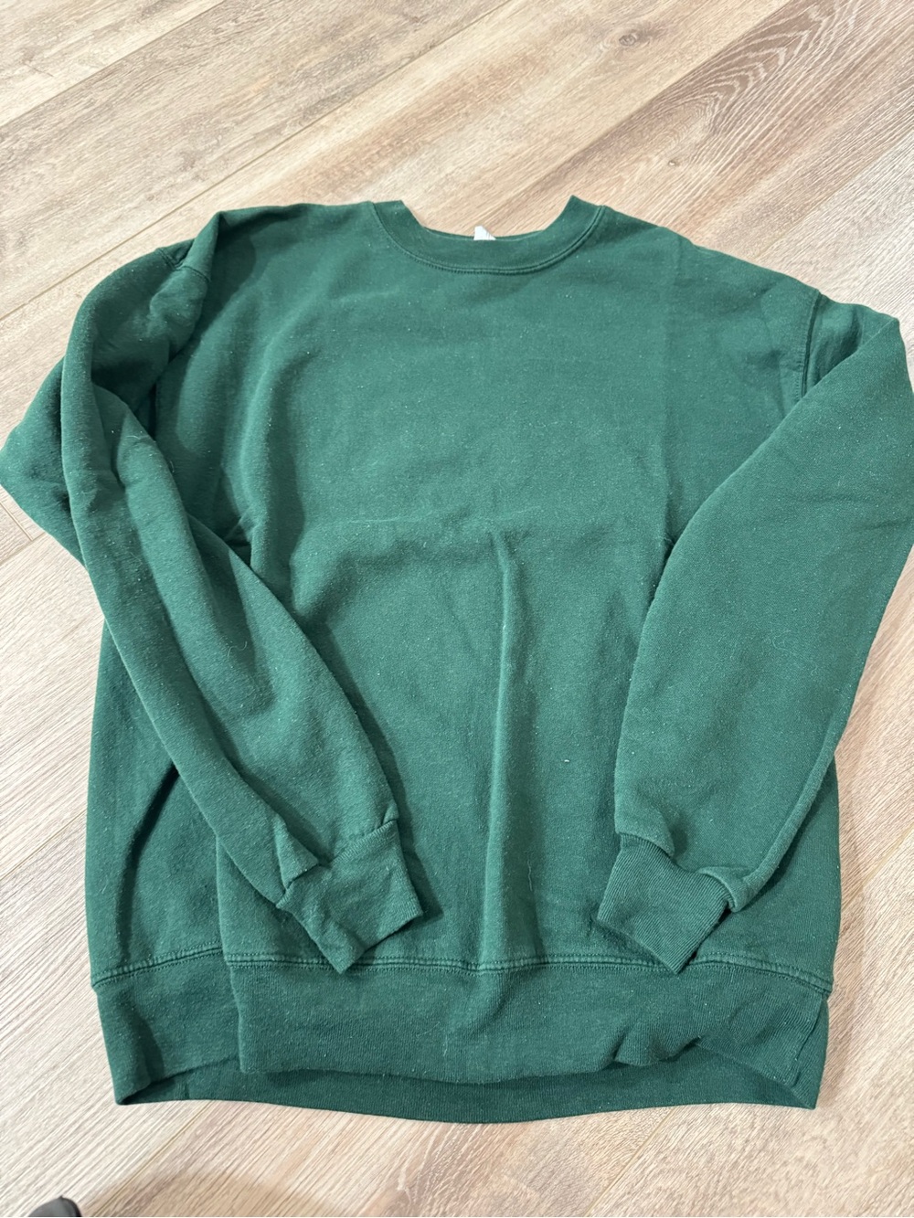 Hanes Men’s Crewneck Sweater in Forest Green